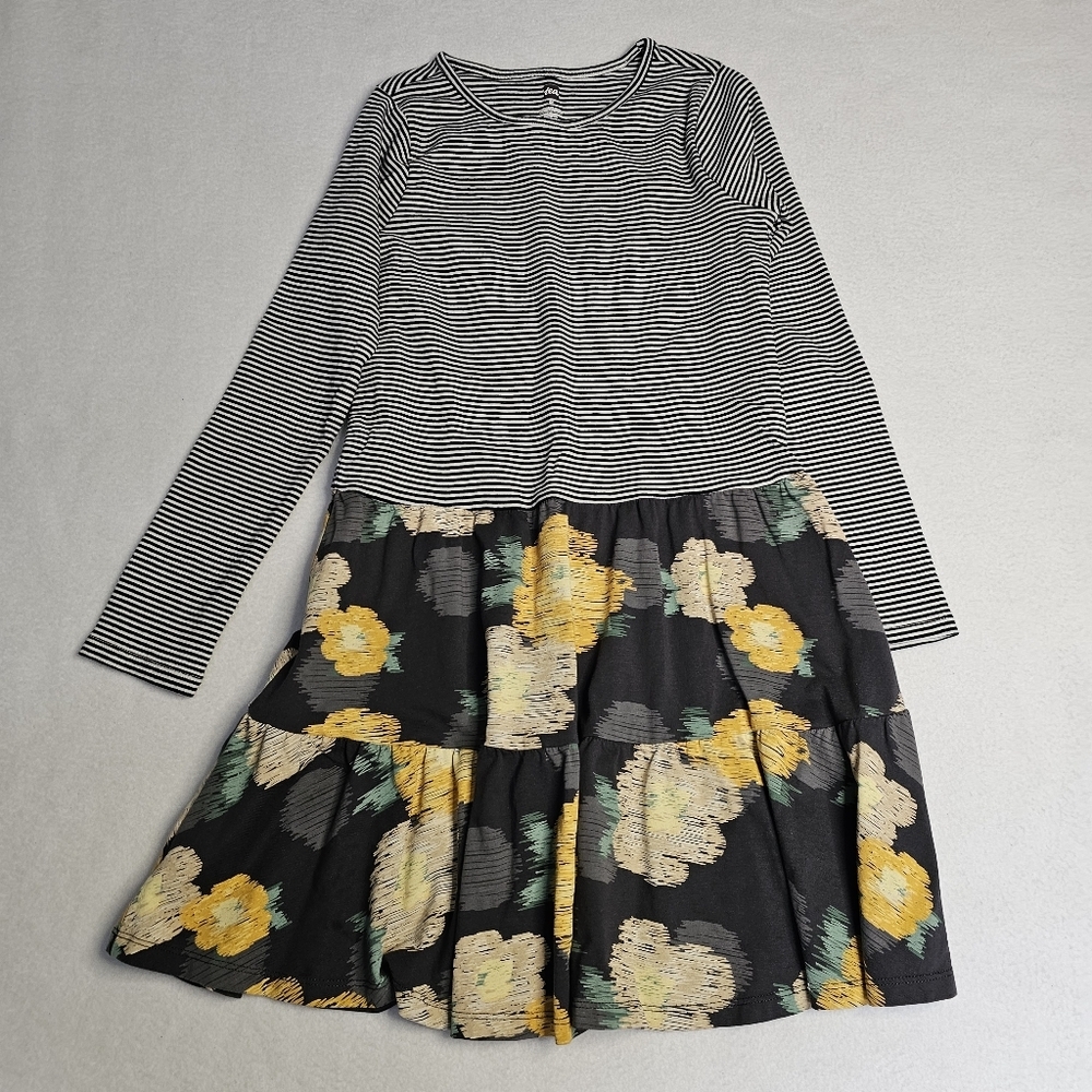 Tea Striped girls‎ Dress  WITH LEGGINGS size 12